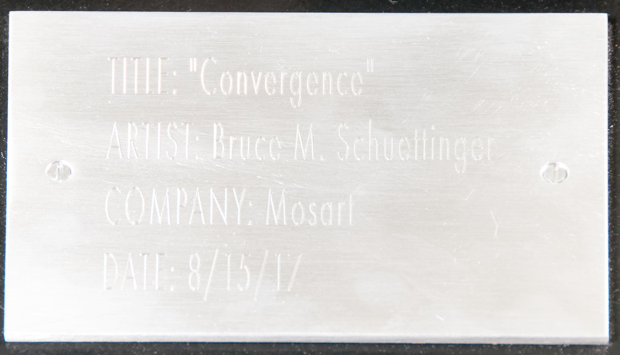 A Round Abstract Expressionism Sculptural Gilt And Colored Wood Center Table For Sale 1