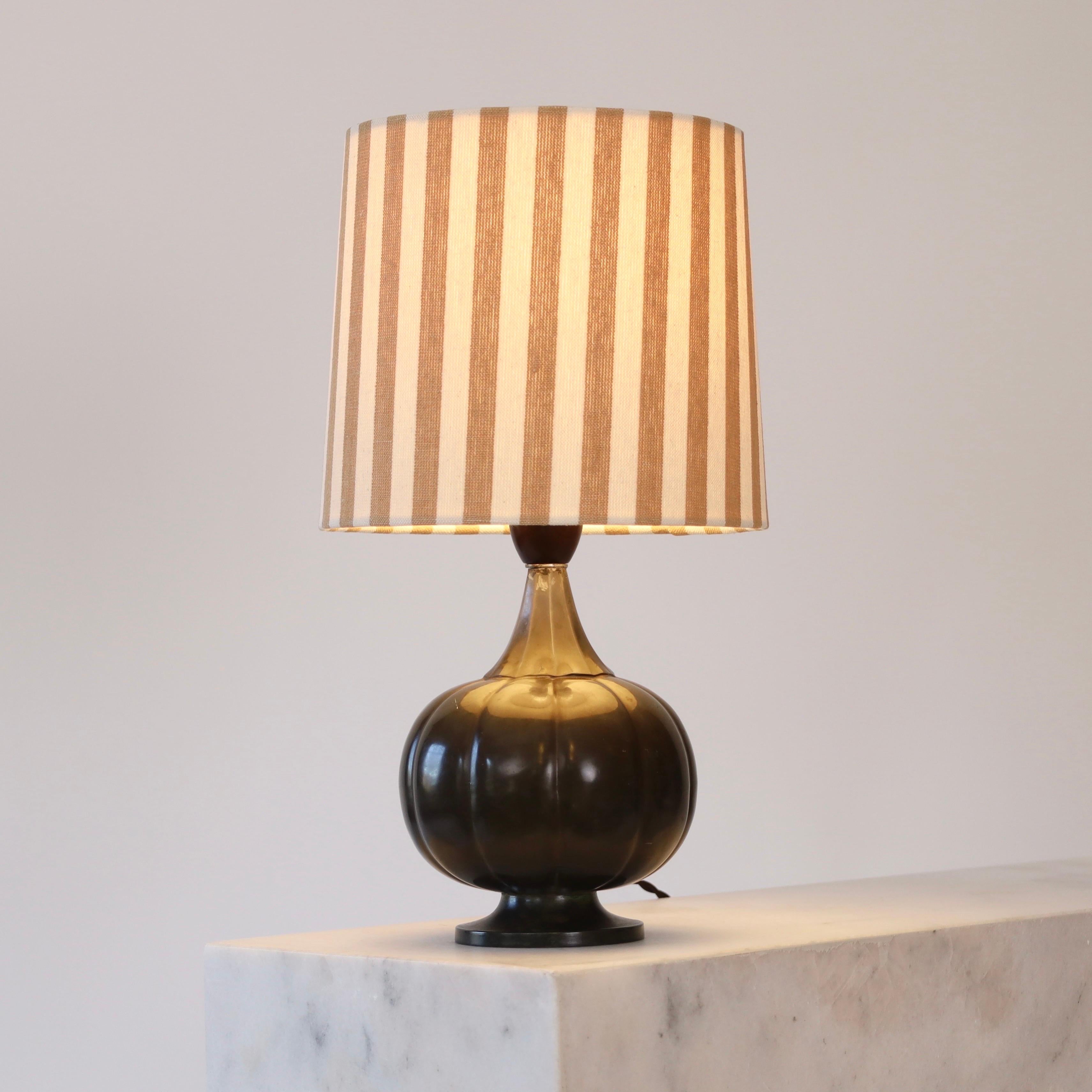 Art Deco A round Just Andersen Table Lamp, 1920s, Denmark For Sale