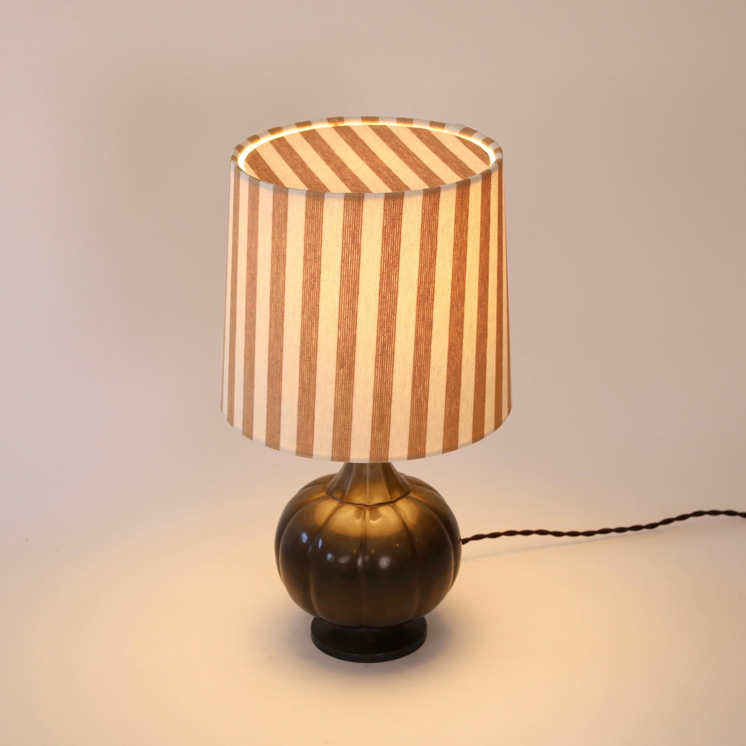 Metal A round Just Andersen Table Lamp, 1920s, Denmark For Sale