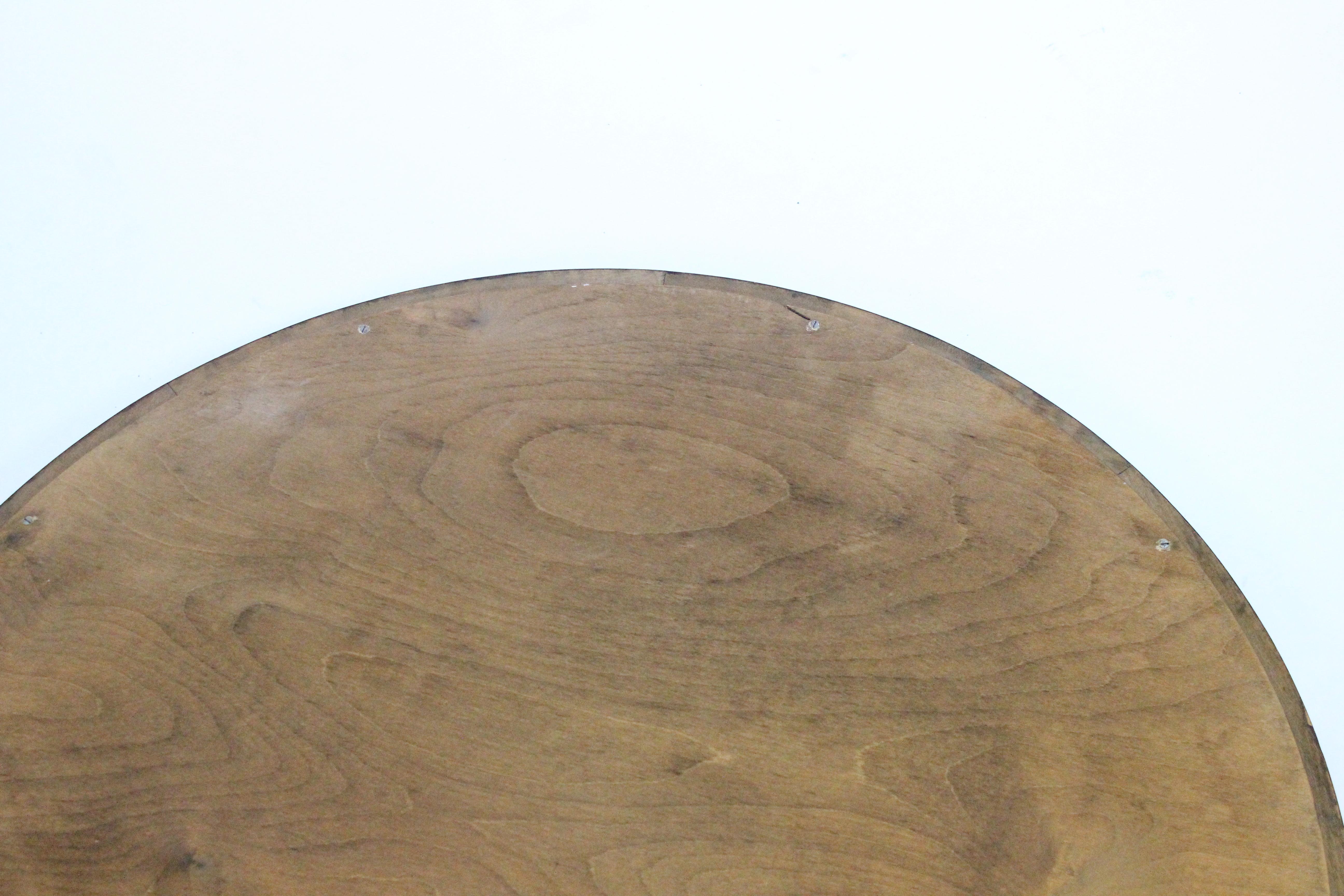 Round Mirror in Birch and Elm, Swedish 1930s, by Bodafors 6