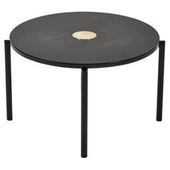 Round Occasional Table with a Brass Inset by Billy Haines