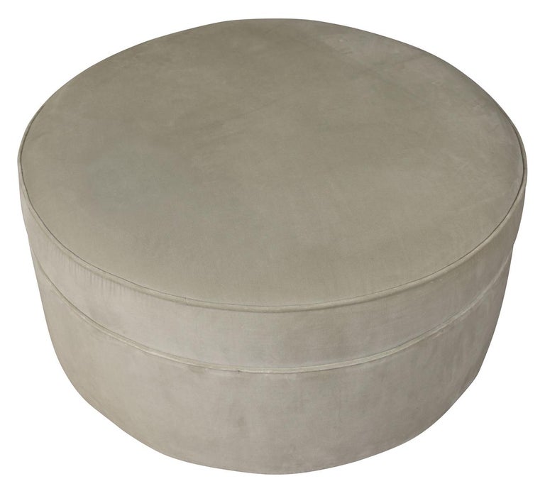 Round Ottoman For Sale at 1stDibs