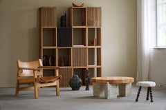 A Round Table by eliaselias x Ole Victor, Ceramic & Pine, Danish Design, 2023