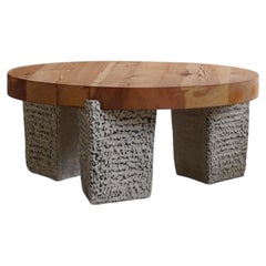 A Round Table by eliaselias x Ole Victor, Ceramic & Pine, Danish Design, 2023
