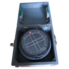 Vintage Royal Air Force P10 Aircraft Compass No. 10489 T