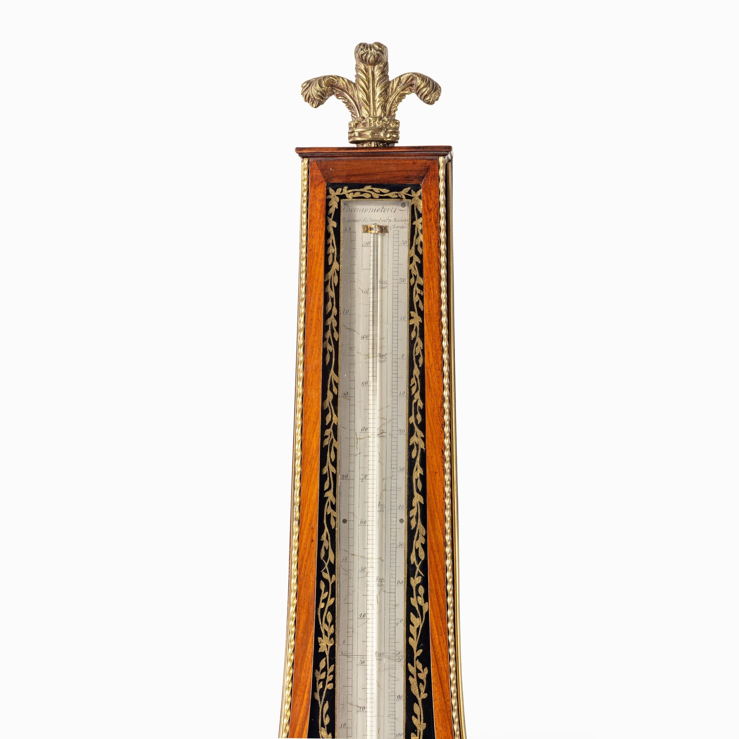 Scottish ‘Royal’ Barometer by John Russell, Watchmaker to the Prince Regent For Sale