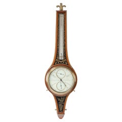 Baromètre "royal" de John Russell, horloger du Prince Regent