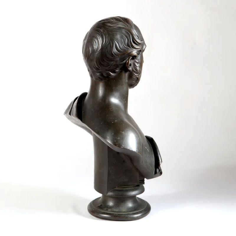 Un busto ritratto in bronzo di Royal Albert, il Principe Consorte In condizioni buone in vendita a Reepham, GB