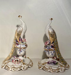 Royal Crown Derby Porcelain Figure, Modelled as a Peacock