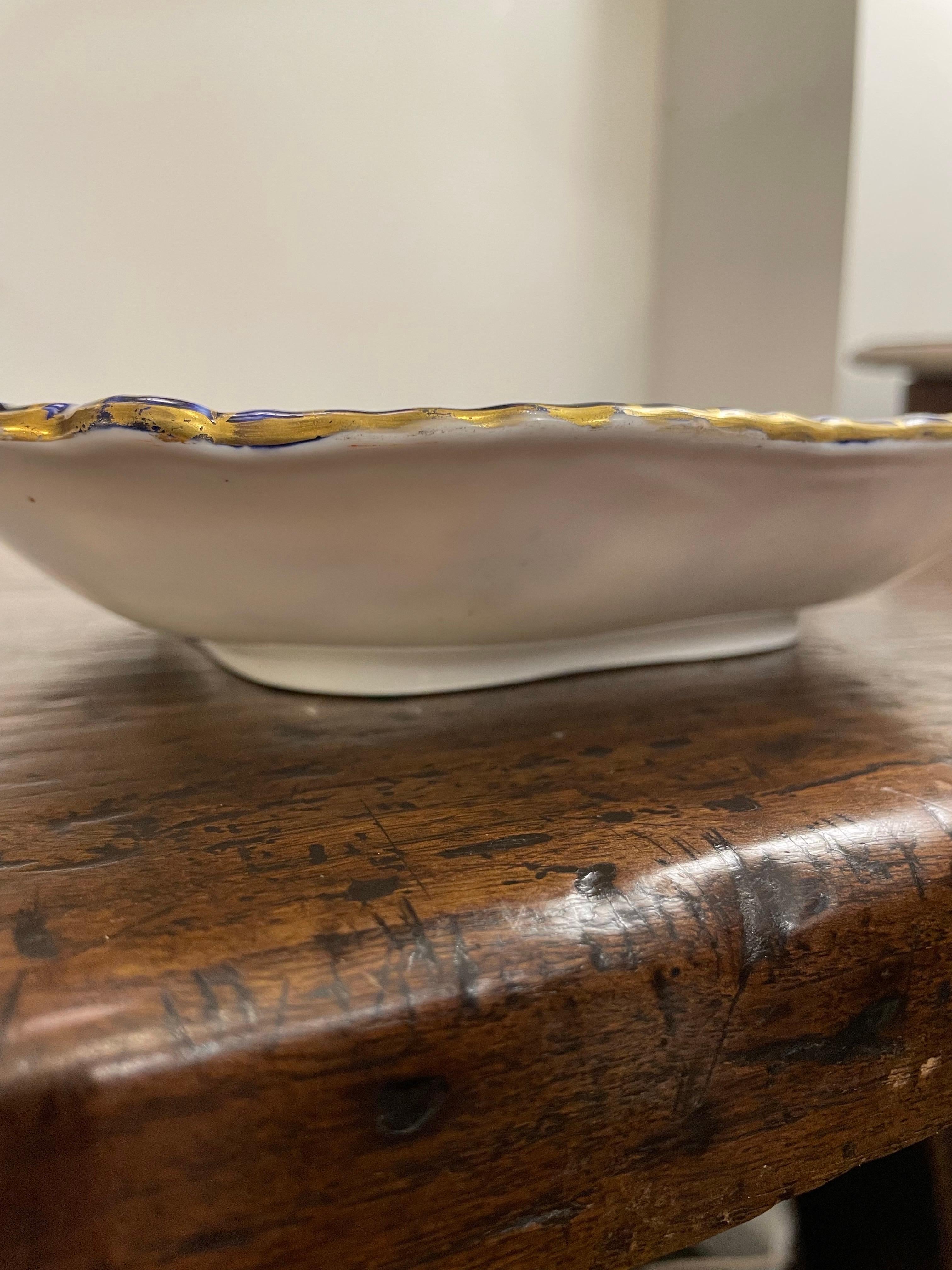 Hand-Crafted A Royal Crown Derby Square Imari ‘383’ Dish, 19th Century For Sale