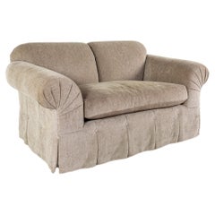 A Rudin Gray Upholstered Loveseat