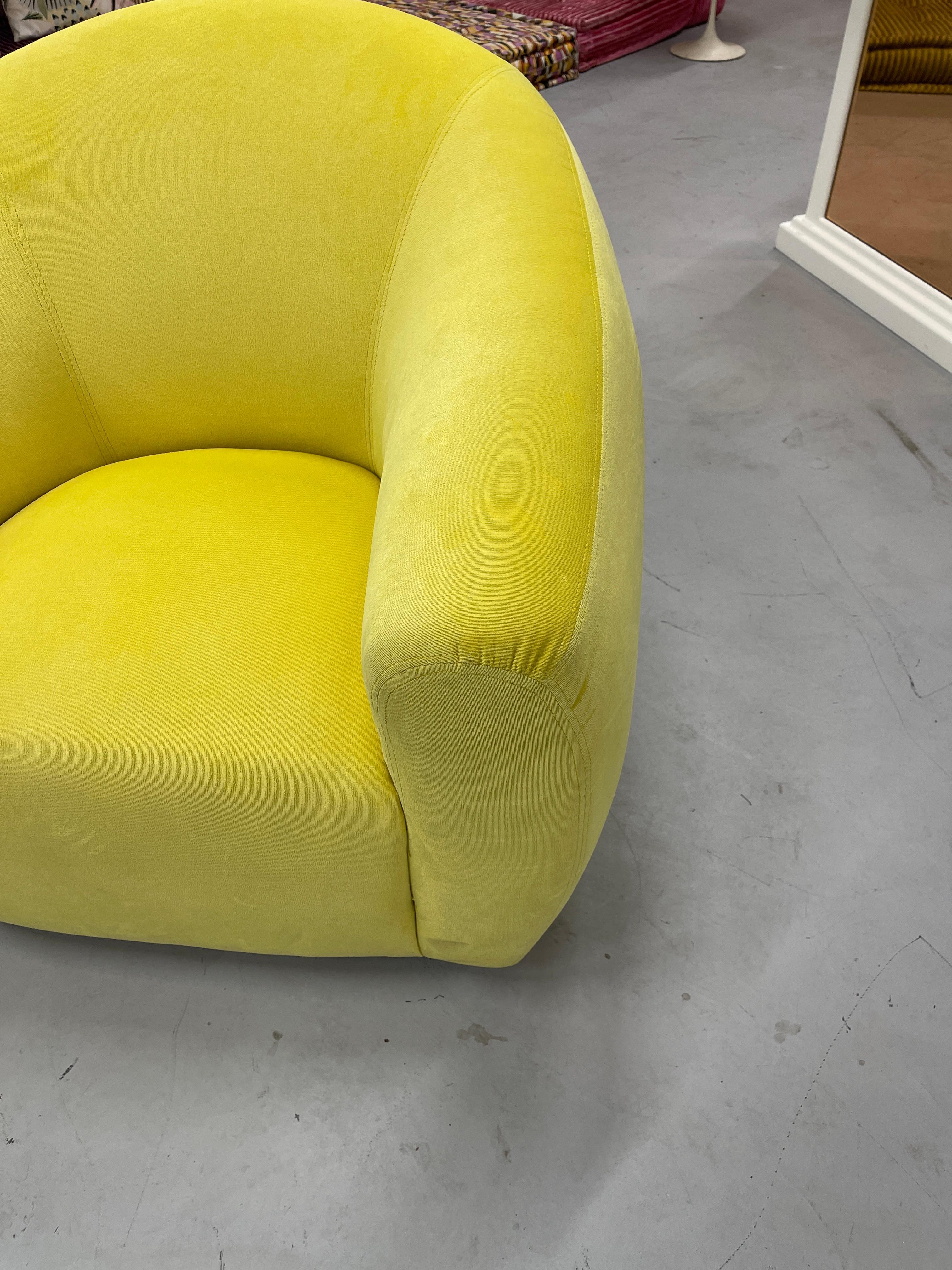Upholstery A Rudin Swivel Chairs in Limon Kravet Fabric