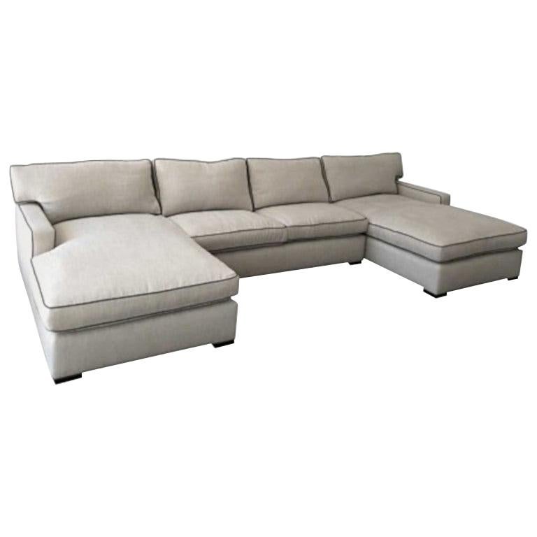 A. Rudin Three-Piece Sectional Sofa For Sale