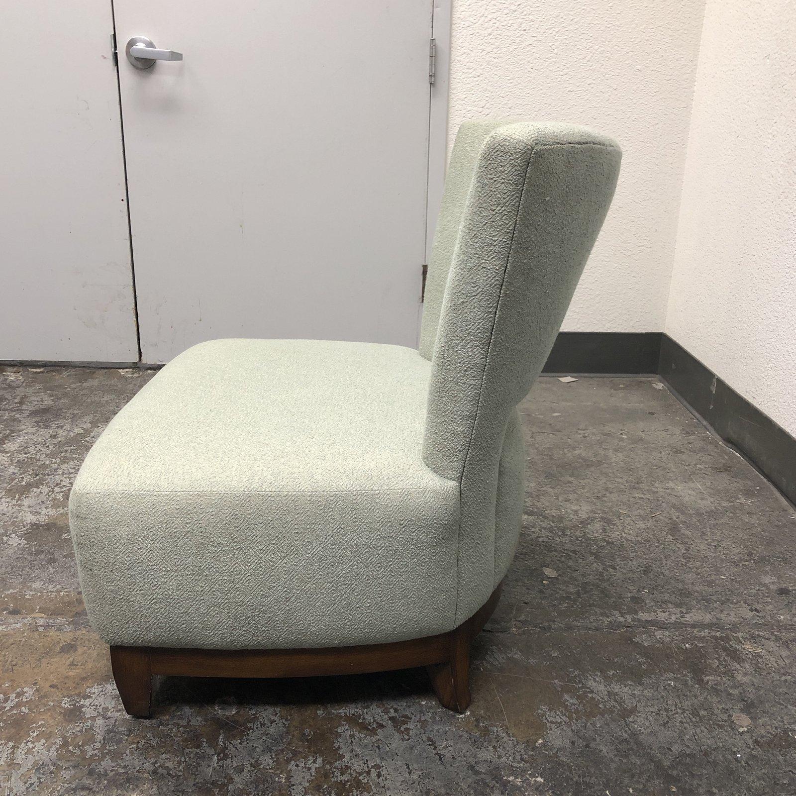 A. Rudin Upholstered Model No. 642, Armless Chair In Good Condition For Sale In San Francisco, CA