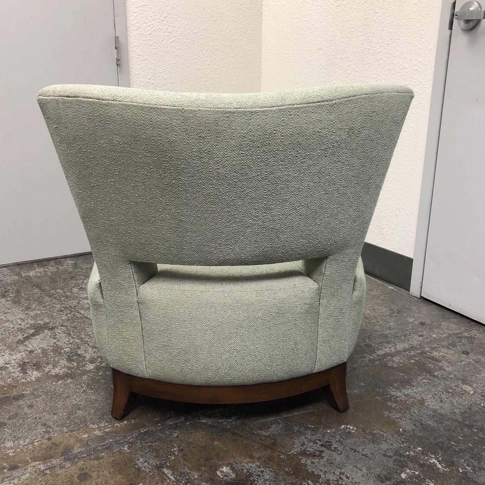 Contemporary A. Rudin Upholstered Model No. 642, Armless Chair For Sale