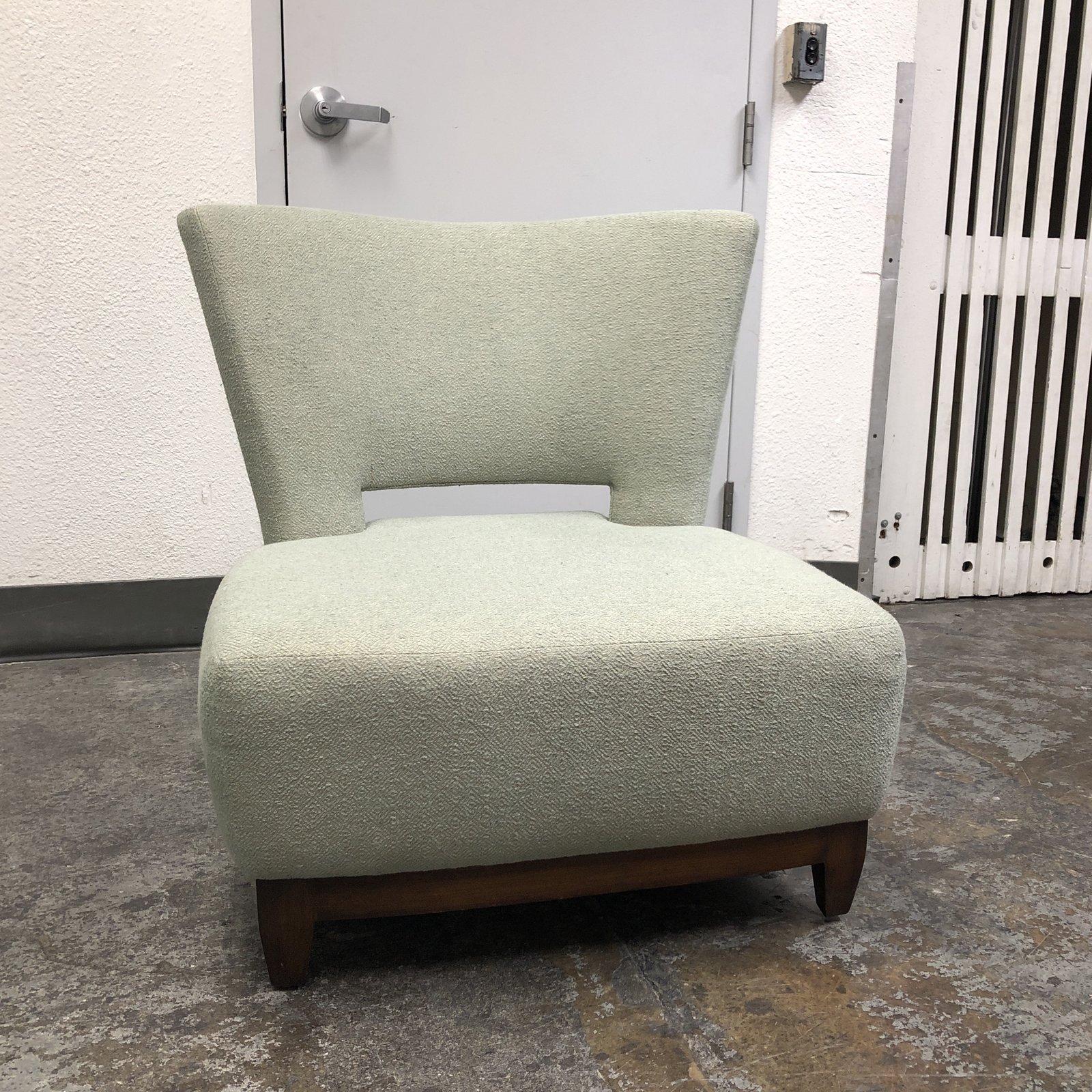 A. Rudin Upholstered Model No. 642, Armless Chair For Sale 1