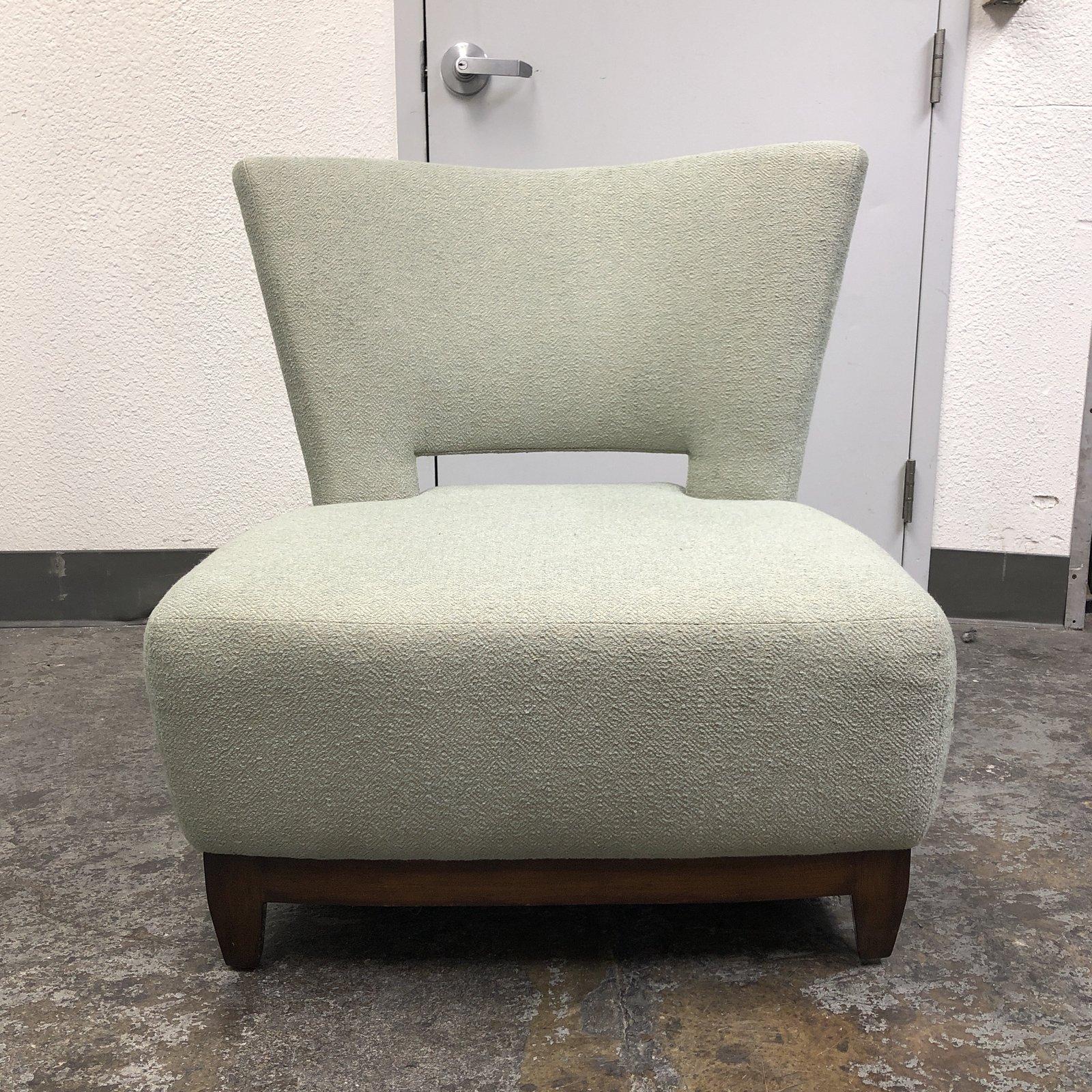 A. Rudin Upholstered Model No. 642, Armless Chair For Sale 2
