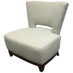 A. Rudin Upholstered Model No. 642, Armless Chair