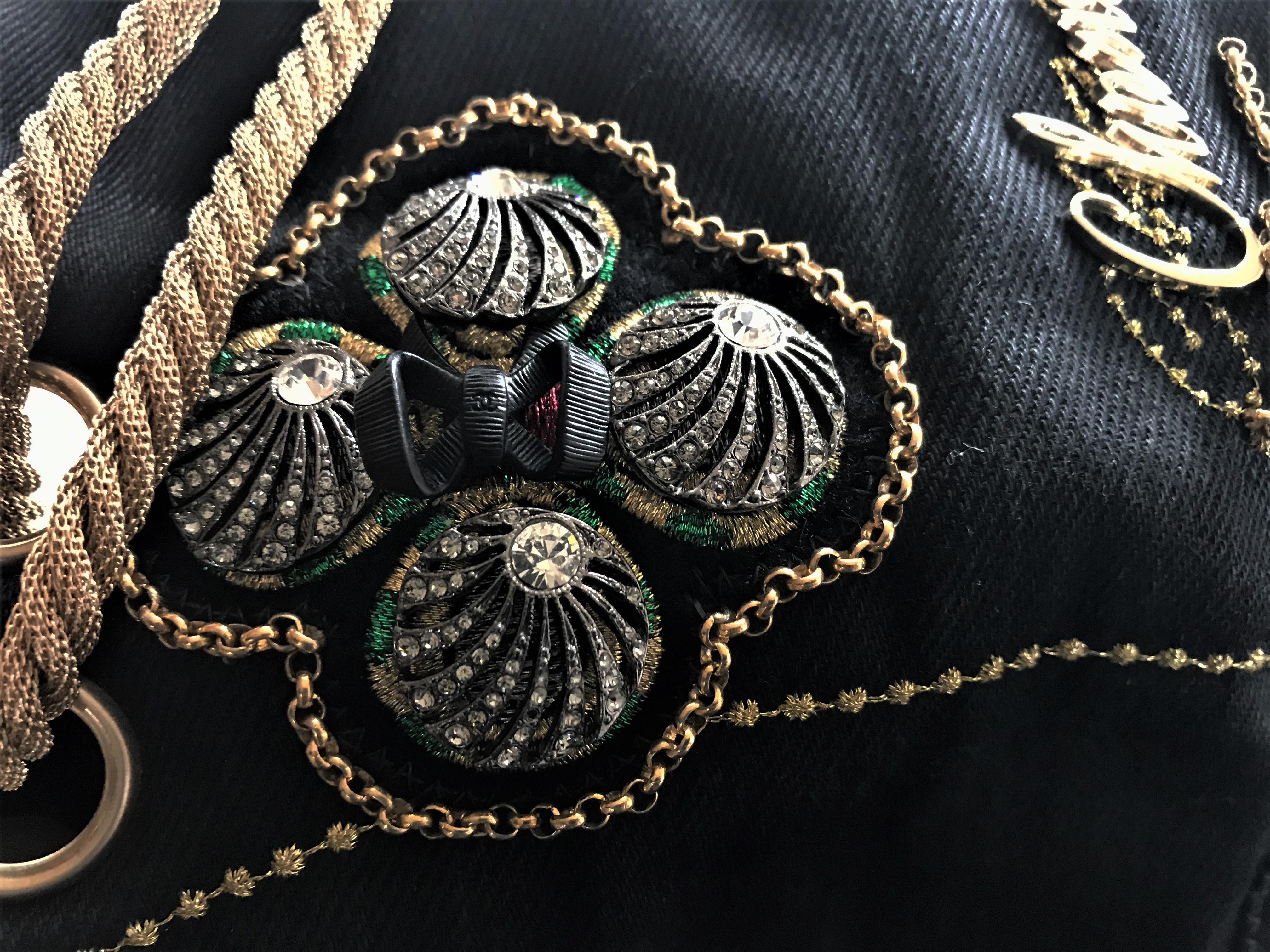 PROTOTYPE DE PORTEFEUILLE d'un sac Jumbo en denim de CHANEL avec des Icônes de CHANEL 2007-2008A en vente 5