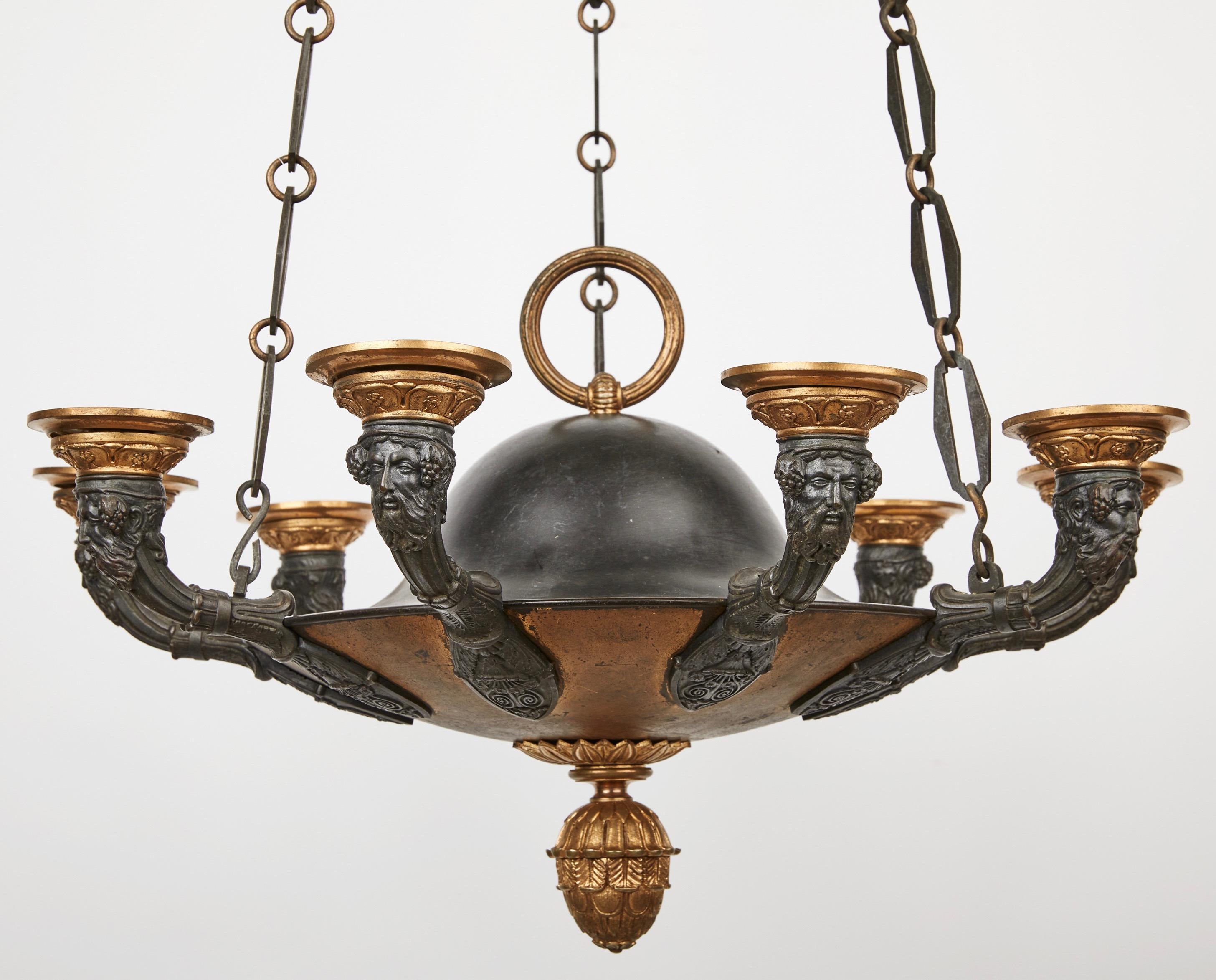 Russian 9-Light Chandelier Made ca 1820 In Good Condition In Stockholm, SE