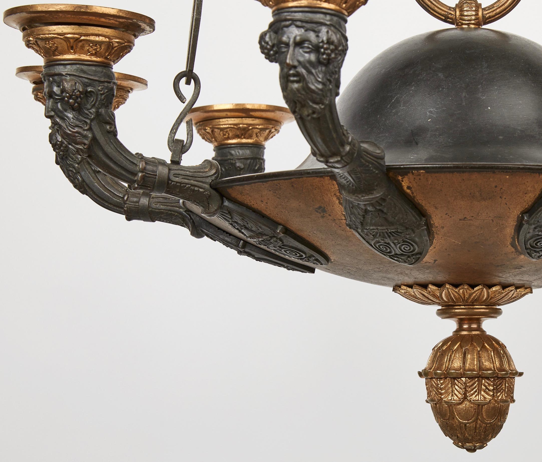 Early 19th Century Russian 9-Light Chandelier Made ca 1820