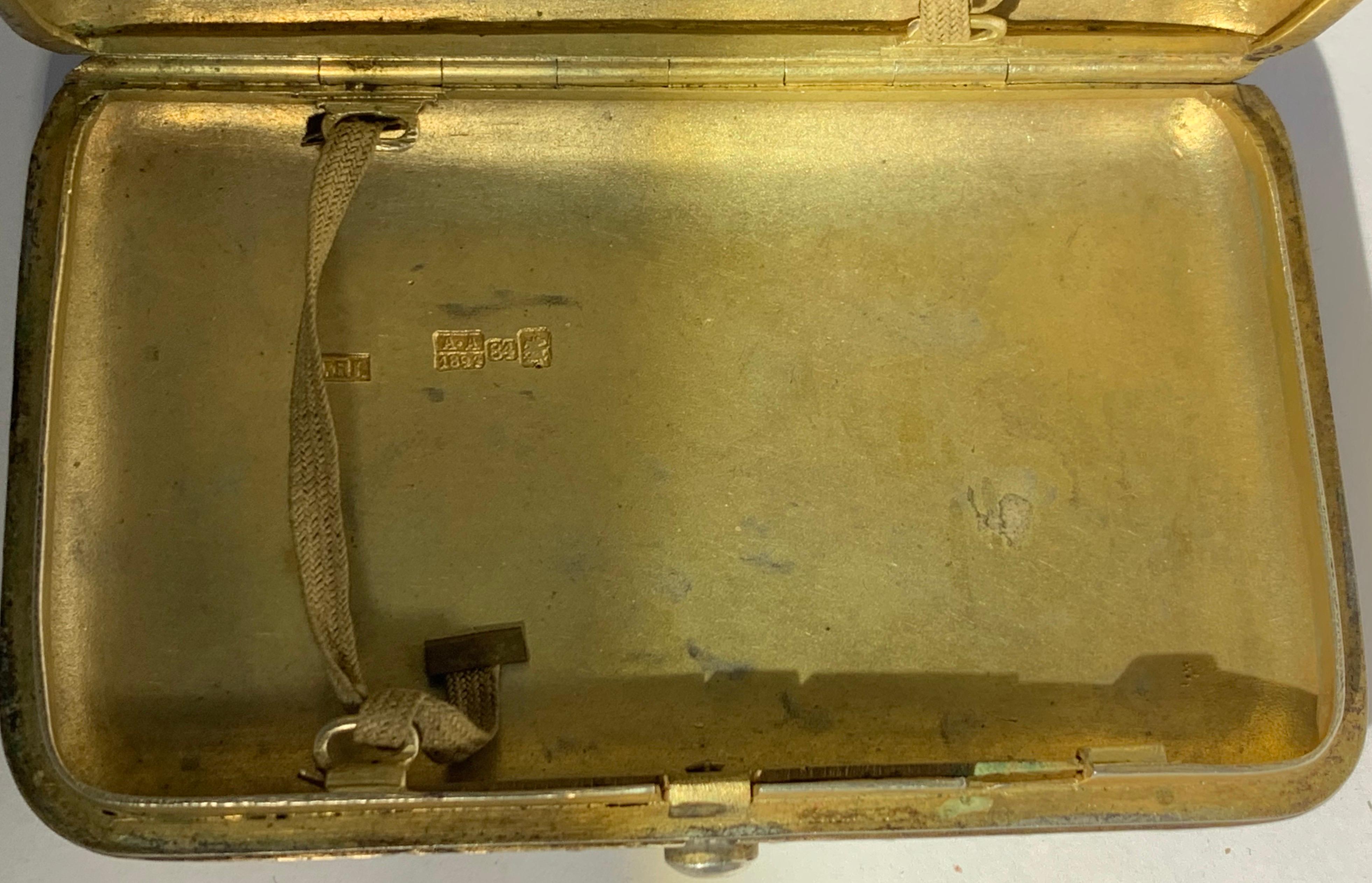 Caja rusa de plata dorada y esmalte cloisonné en venta 4
