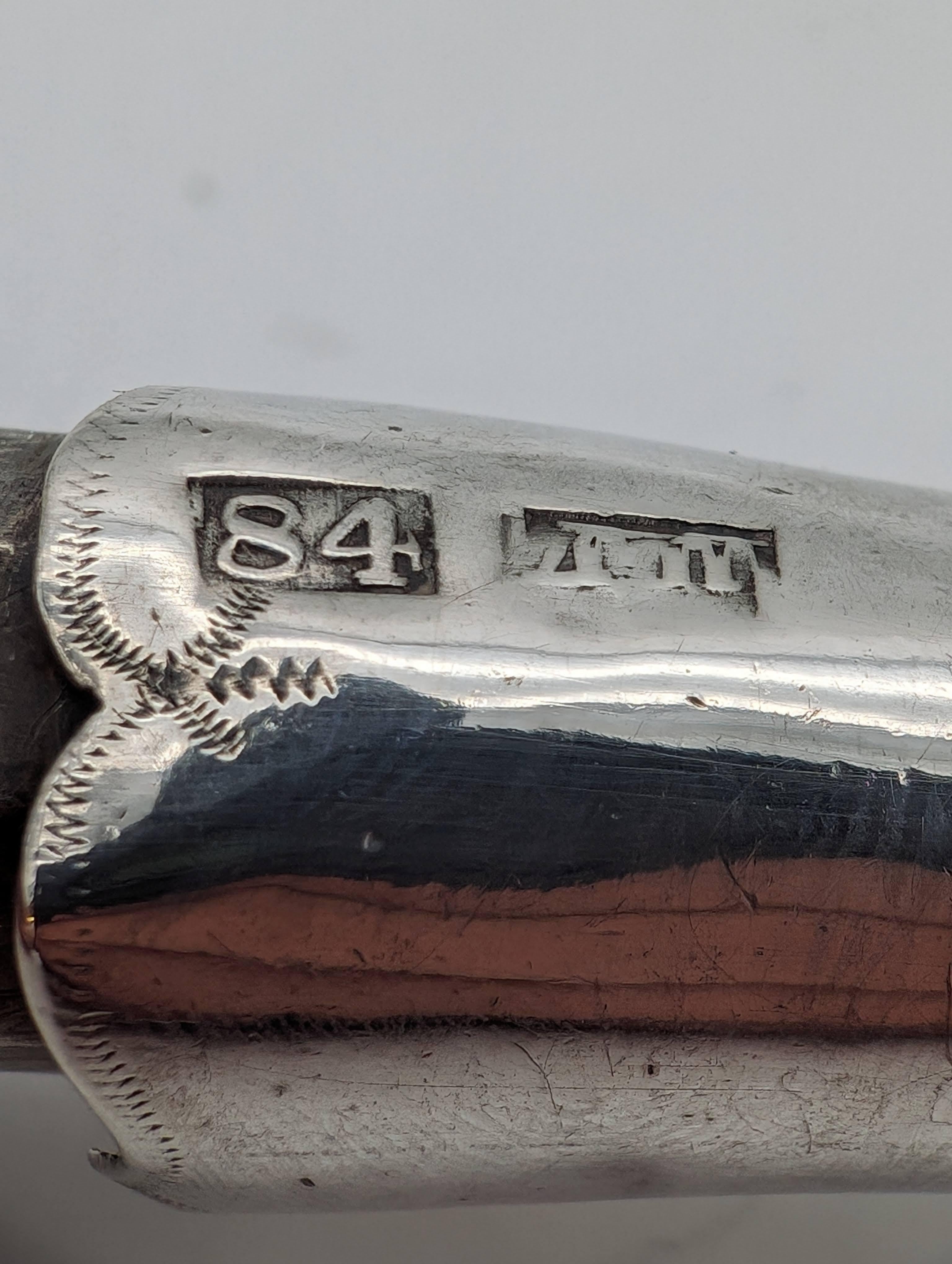 Argento Puntatore di Torah russo in argento, fine del XIX secolo in vendita