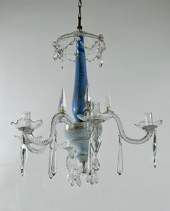 Lustre russe à six lumières, fin du XVIIIe siècle