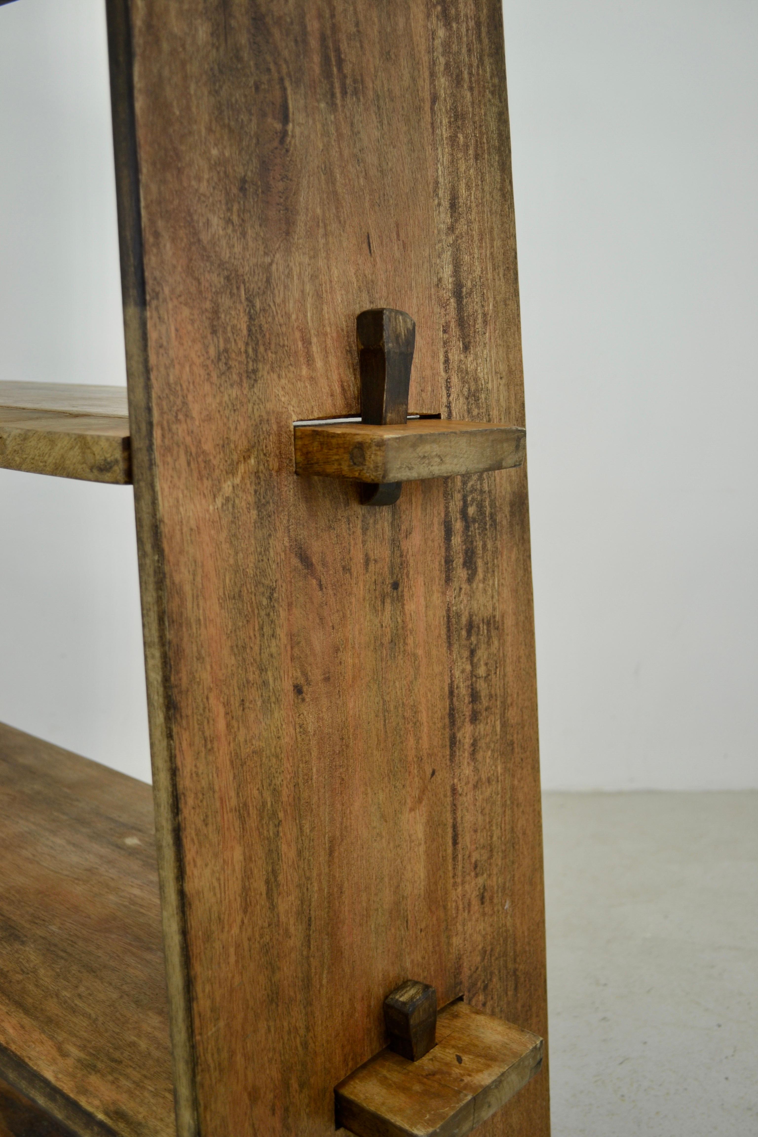 Folk Art A rustic alpine shelf French folk art of 20th-century