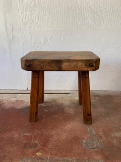 A Rustic Farmhouse Chopping Block Table