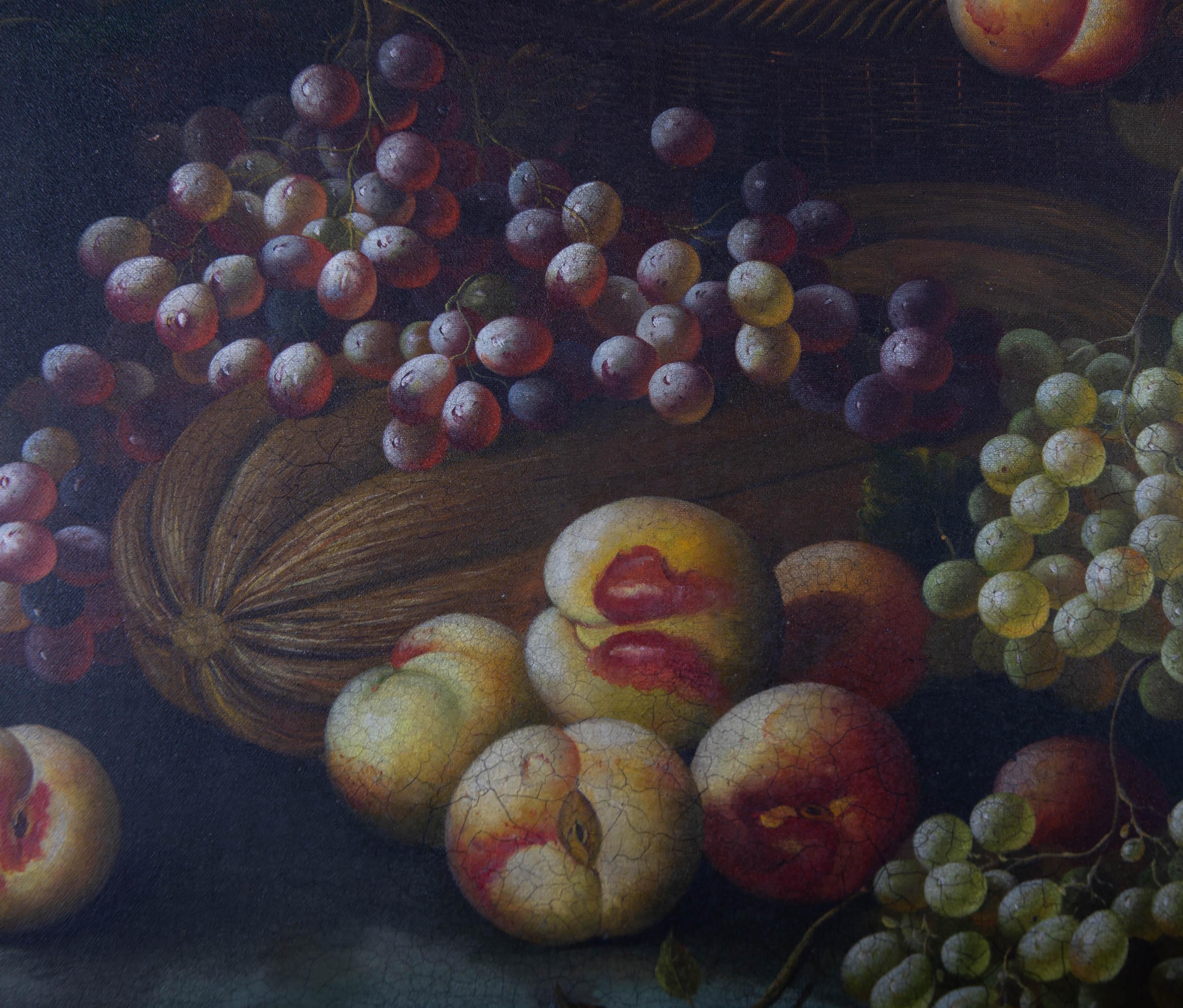 A. S. Alessi à la manière d'Abraham Mignon - Huile contemporaine, La bonté de la nature 1