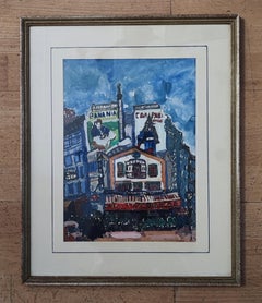 View of billboards, Paris