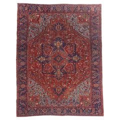 A Sabalan Crown: Late 19th Century Persian Heriz Masterpiece of Eternal Elegance