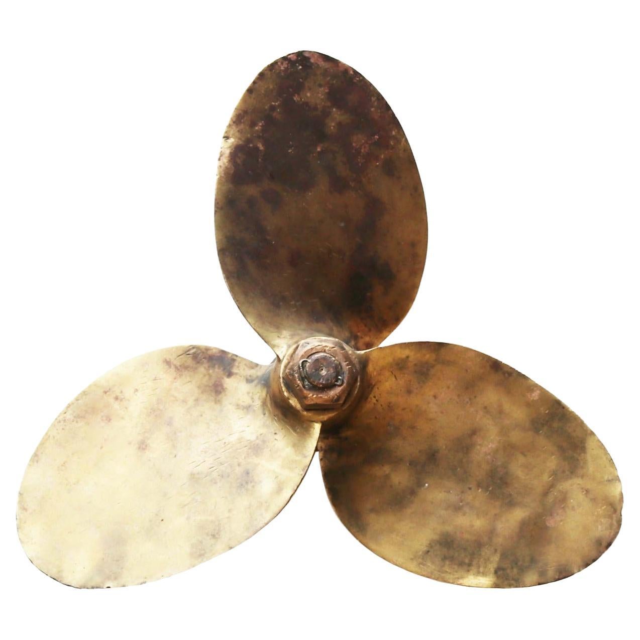 Salvaged Bronze Boat Propeller