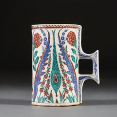Samson Pottery Jug in the Iznik Taste