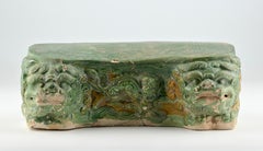 A Rare Sancai-glazed pottery 'Haitai' Pillow, Tang dynasty