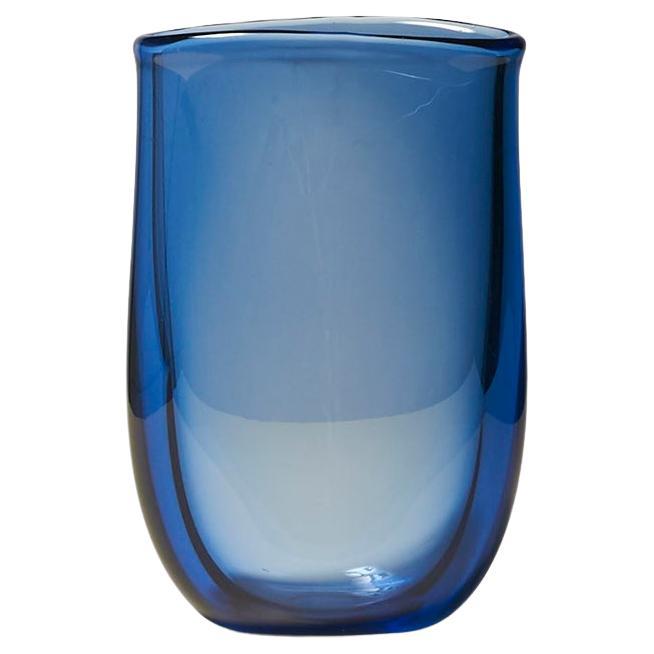 A Sapphire Blue Vase by Per Lütken for Holmegaard