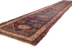 Eine Karawane aus Saphir: Persisches Malayer-Meisterwerk der Eleganz aus dem späten 19.