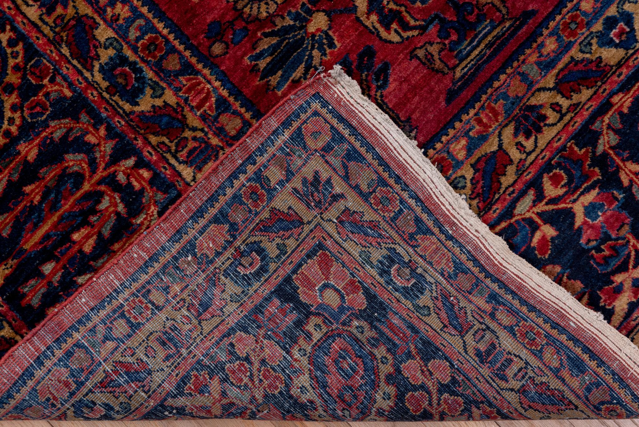 Hand-Knotted A Sarouk Rug circa 1930. For Sale