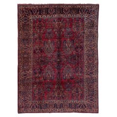 Vintage A Sarouk Rug circa 1930.