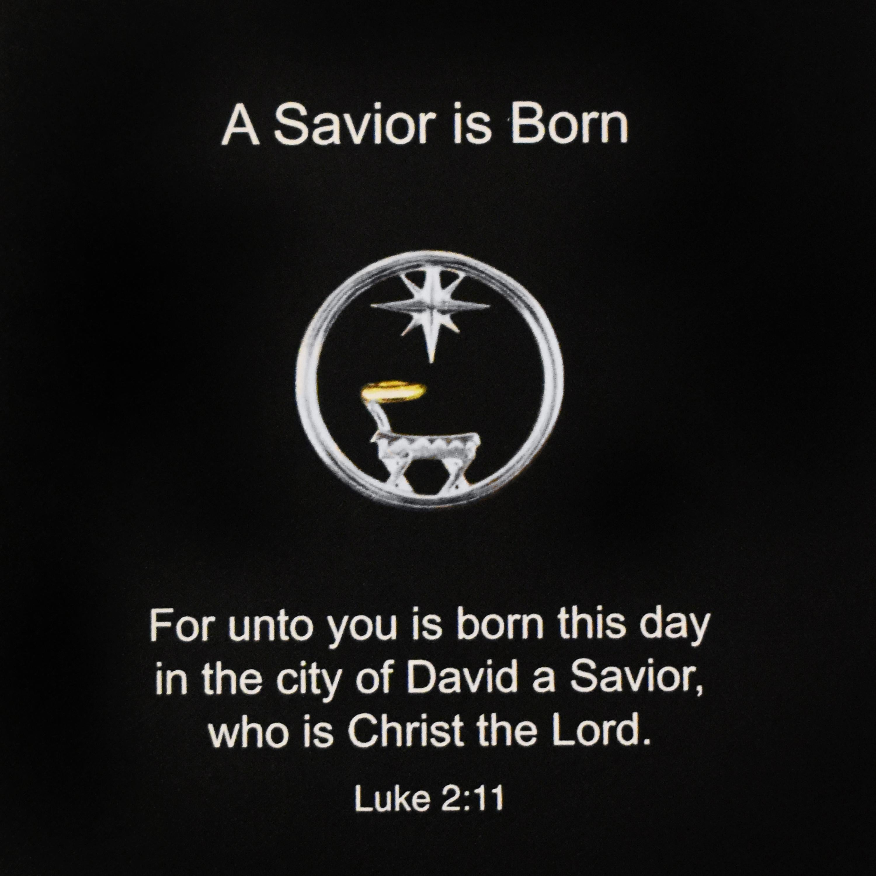 Savior ist Born, Stories in a Circle Sterling Silber Anhänger Halskette für Damen oder Herren im Angebot