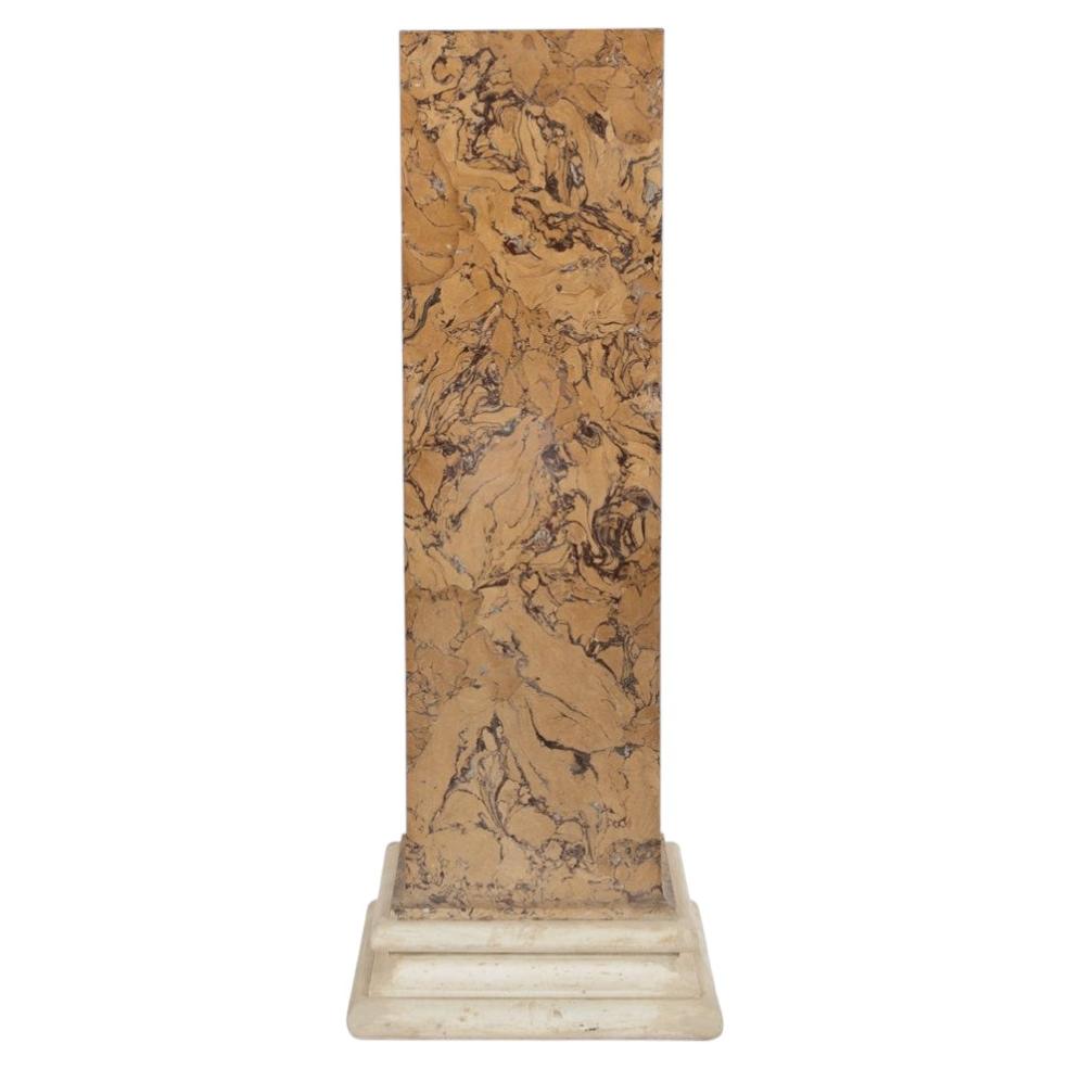 A Scagliola Column from the Family of the Viscounts Kelmsley For Sale