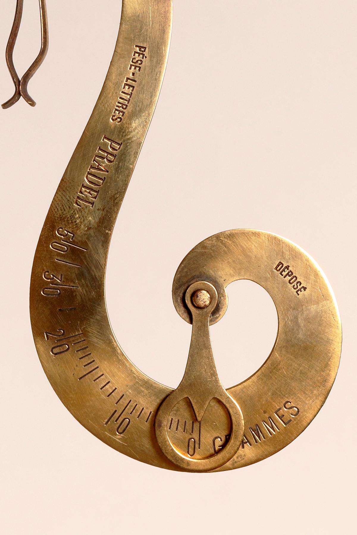 French A scale weighs travel letters, France 1880.  For Sale