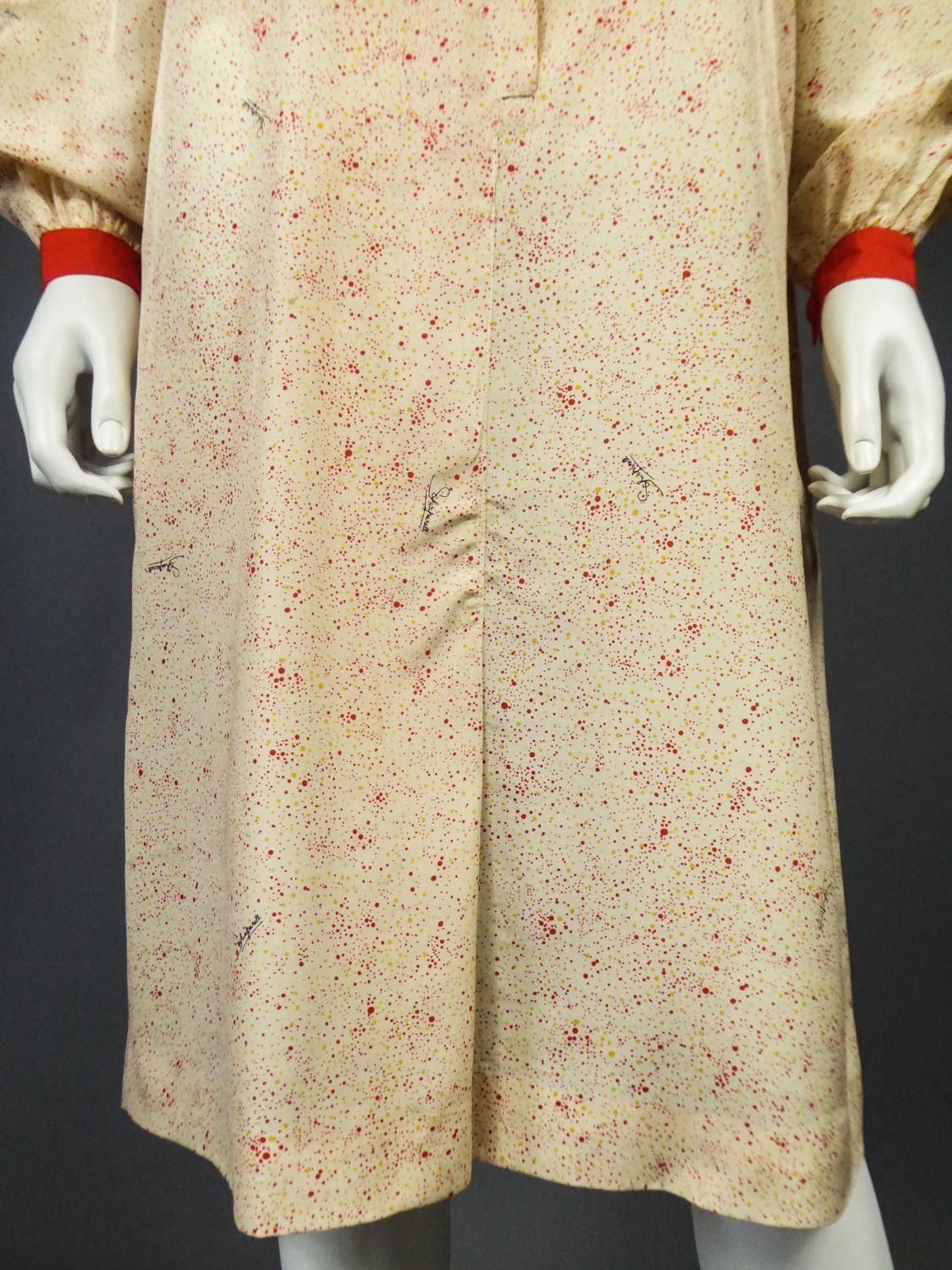A Robe-chemisier en soie imprimée de Schiaparelli Circa 2006-2012 en vente 4