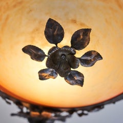 Lampadario a cinque luci Schneider, 1924-28