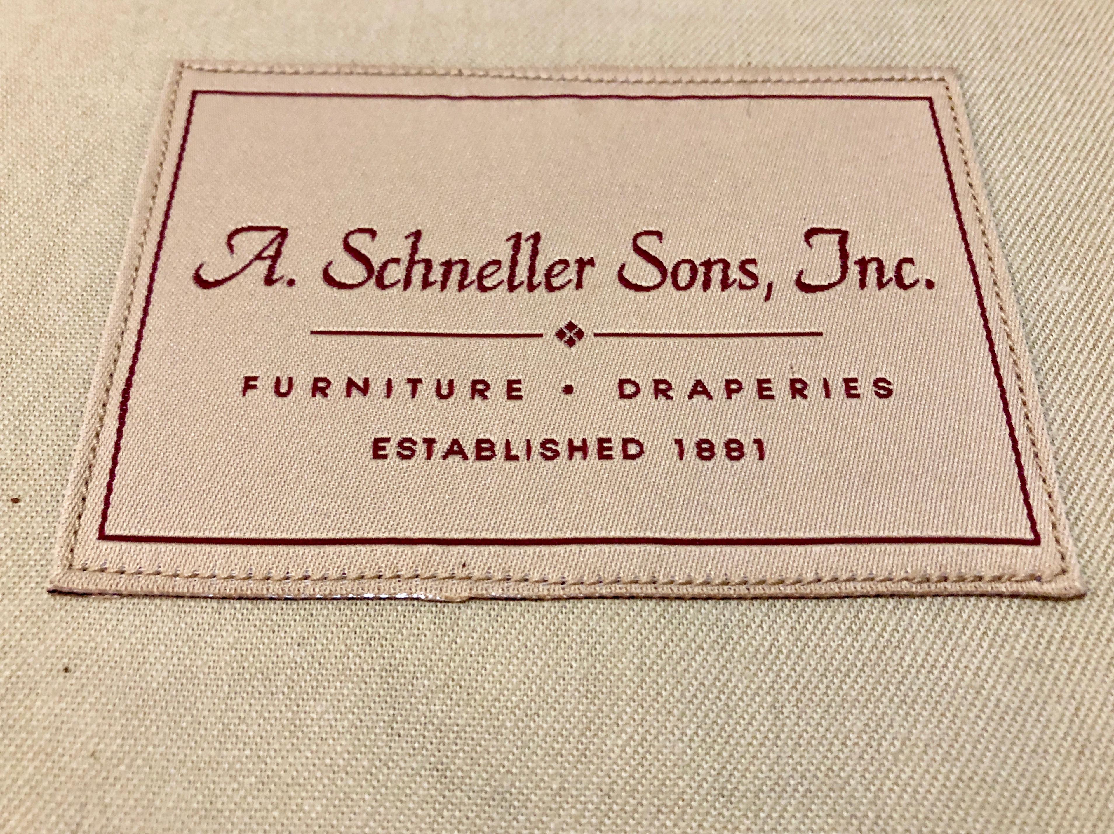 A. Schneller Sons Colonial Wingback Armchair 2