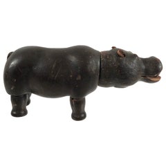 Antique Schoenhut Toy Hippopotamus