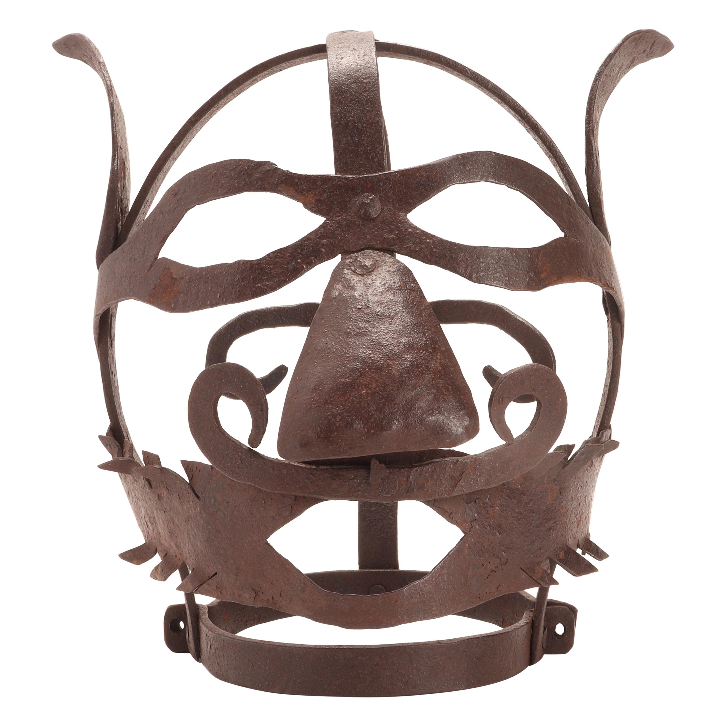 Scold’s Bridle Metal Mask, United Kingdom, 1700
