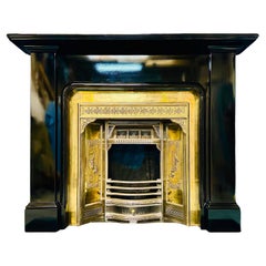 Antique A Scottish 19th Century Victorian Ballachulish Slate Fireplace Surround.