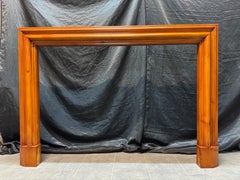 A Scottish Edwardian Scots Pine Bolection Fireplace Surround.